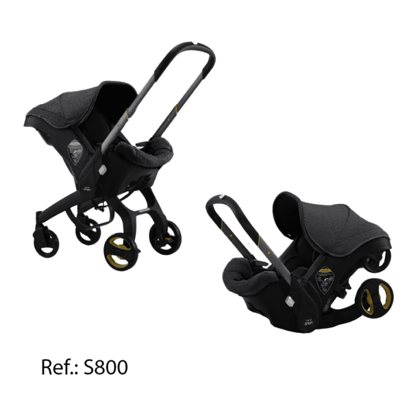 COCHE+SILLA CARRO BABY PIPE REF: S800 - Imagen 4
