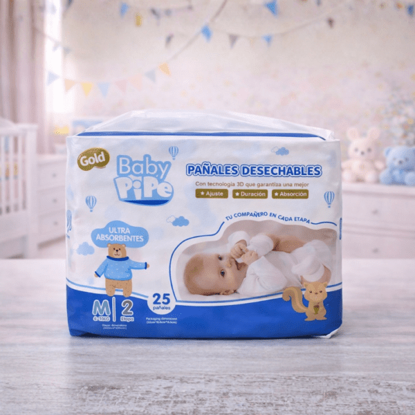 PAÑAL BABY PIPE ET 2X25 REF: DP26M/4745
