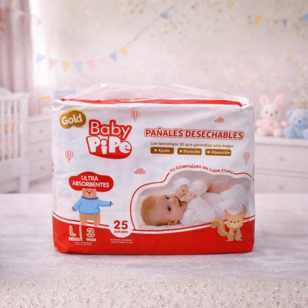 PAÑAL BABY PIPE ET 3X25 REF: 4752/DP27L