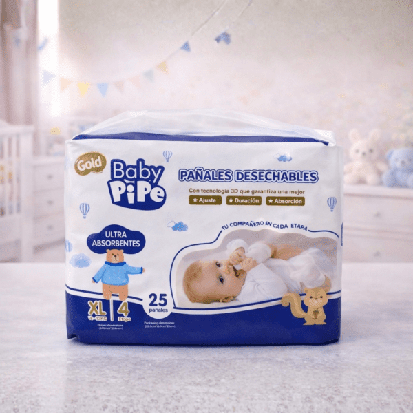 PAÑAL BABY PIPE ET 4X25 REF: DP28XL/4769